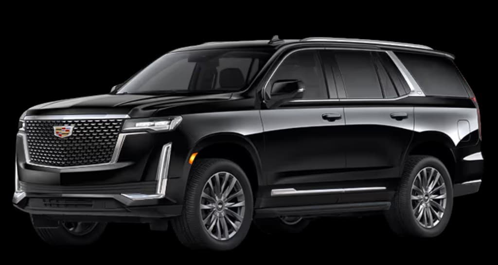 Cadillac Escalade executive black SUV limousine Long Island
